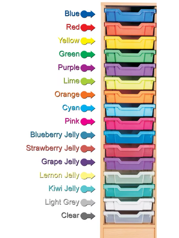 KubbyClass Single Bay Combination Tray Storage Units